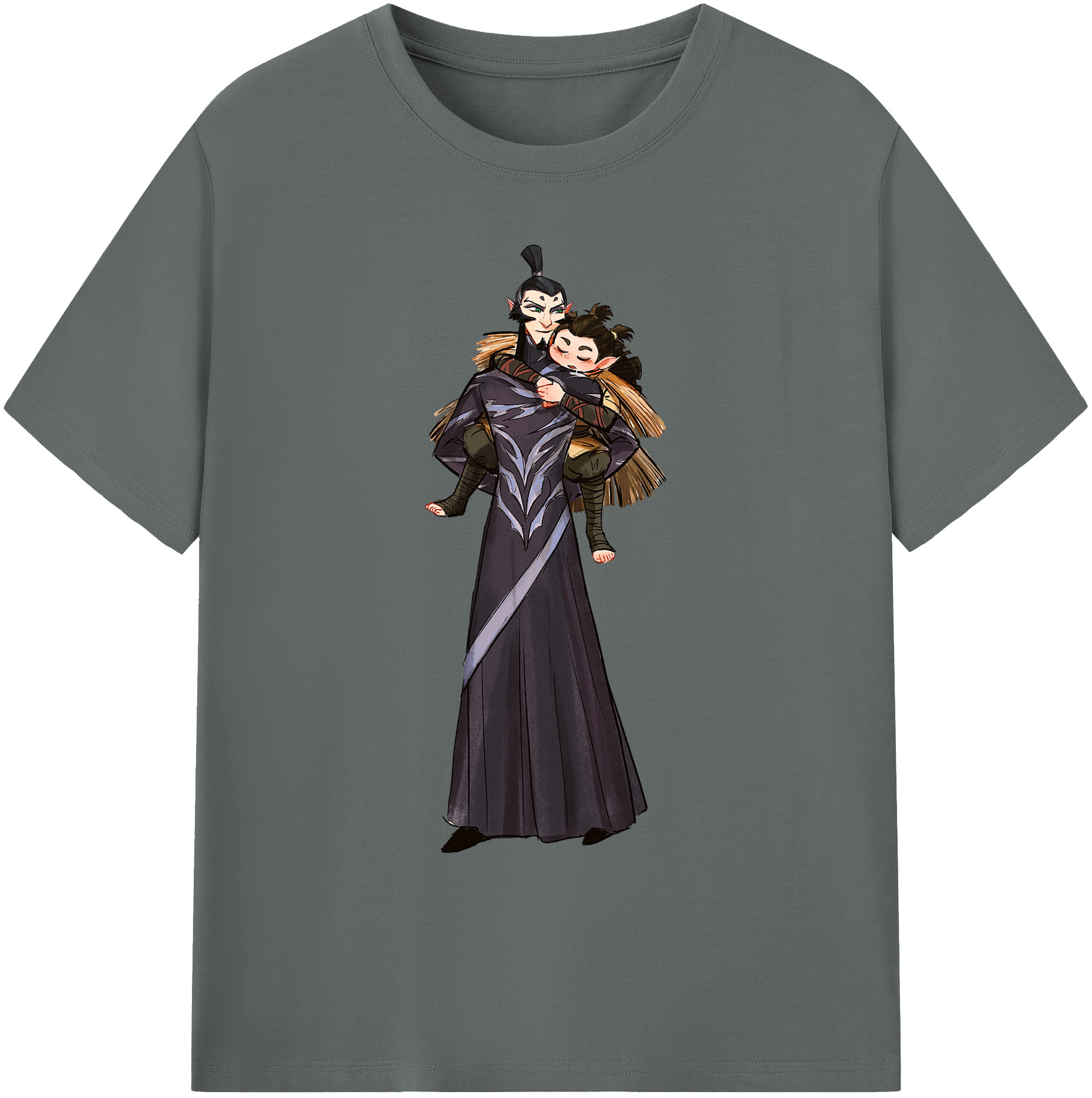 （画像用） Ne Zha 2 ナタ 魔童の大暴れ 綿100％ メンズ半袖Tシャツ｜肌触りやわらか＆通気性